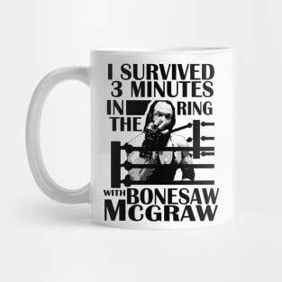 Three Minutes with Bonesaw Mug